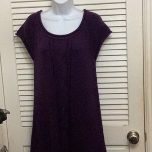 Chic Purple Cap Sleeve Dress size small